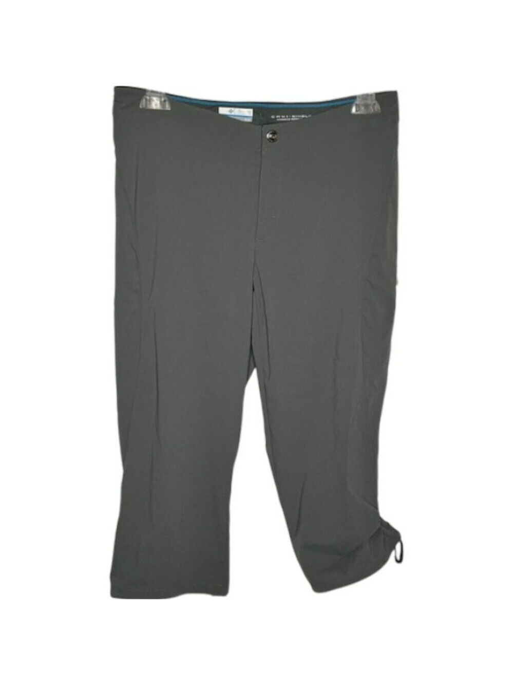 Columbia Omni-Shield Water Repellent Nylon Hiking Capris - Gray - 8